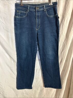 Vintage Lucky Star High-Rise Women's Dark Blue Jeans size 34 waist. Regular